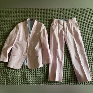 Boys pink suit